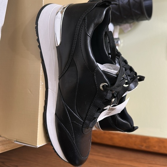 Michael Kors Black and White Athletic Shoes - Picture 1 of 12